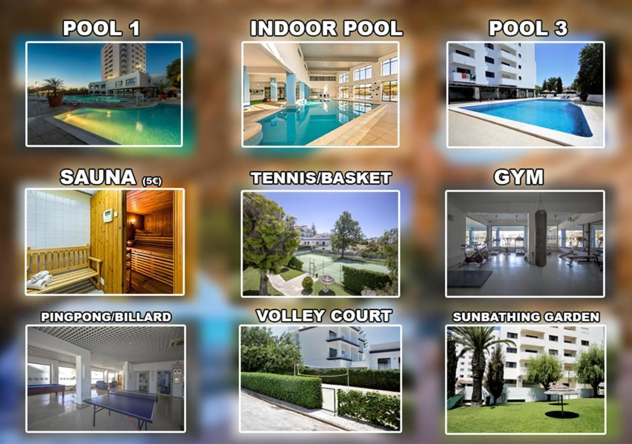 Sea View Apartment - 3 Swimming Pool & Fitness Albufeira Extérieur photo